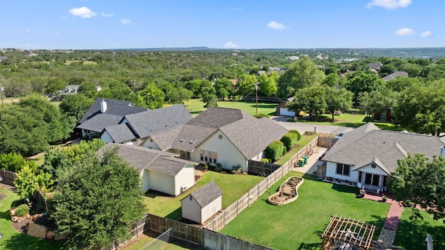 703 Amy Cir, Marble Falls, TX 78654 - aerial perspective of suburban area