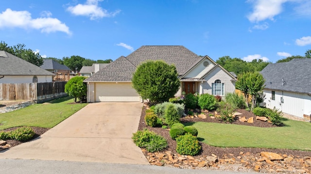 703 Amy Cir, Marble Falls, TX 78654 - view of front of property with brick siding and driveway