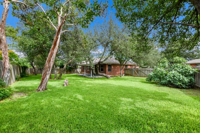 1119 Brinkley Dr, Cedar Park, TX 78613 - view of fenced backyard