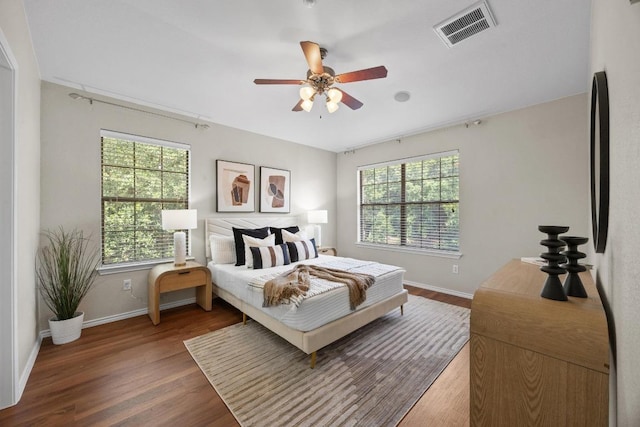 14815 Avery Ranch Blvd Unit 3301, Austin, TX 78717 - bedroom featuring wood finished floors and ceiling fan