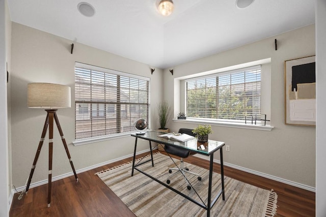 14815 Avery Ranch Blvd Unit 3301, Austin, TX 78717 - home office with plenty of natural light and wood finished floors