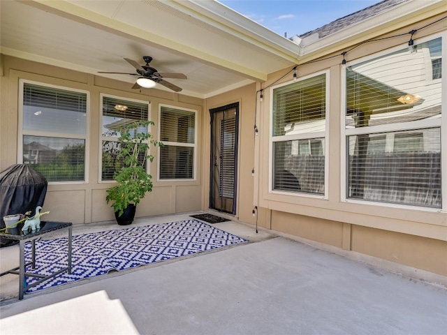 4811 Portillo Way, Pflugerville, TX 78660 - view of patio / terrace with a ceiling fan
