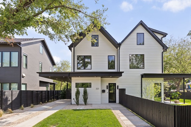 501 E 50th St, Austin, TX 78751 - view of front of home featuring a fenced front yard