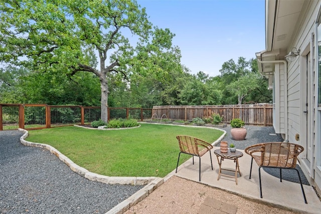 4608 Hibiscus Valley Dr, Austin, TX 78739 - fenced backyard featuring a patio