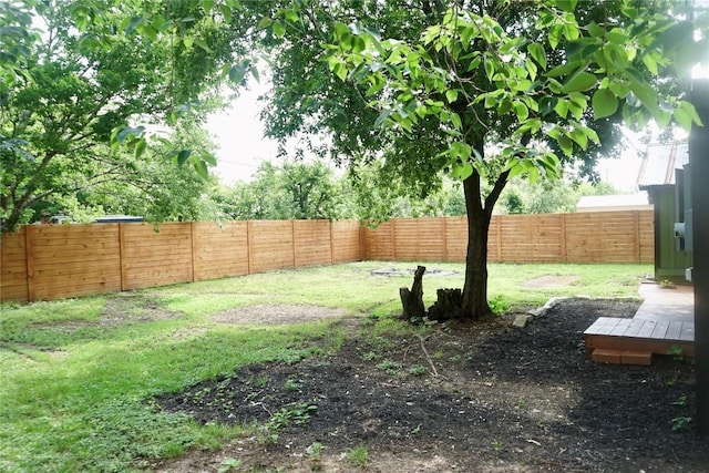 545 W Vaughan St, Bertram, TX 78605 - view of fenced backyard