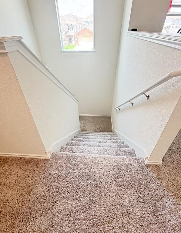 12637 Orchard Grove Ln, Manor, TX 78653 - staircase with carpet