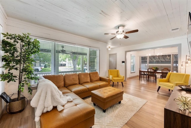 1211 S Church St, Georgetown, TX 78626 - living area with light wood finished floors and ceiling fan