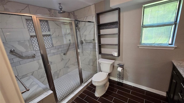 365 Pine Tree Loop, Bastrop, TX 78602 - full bathroom with vanity and a shower stall
