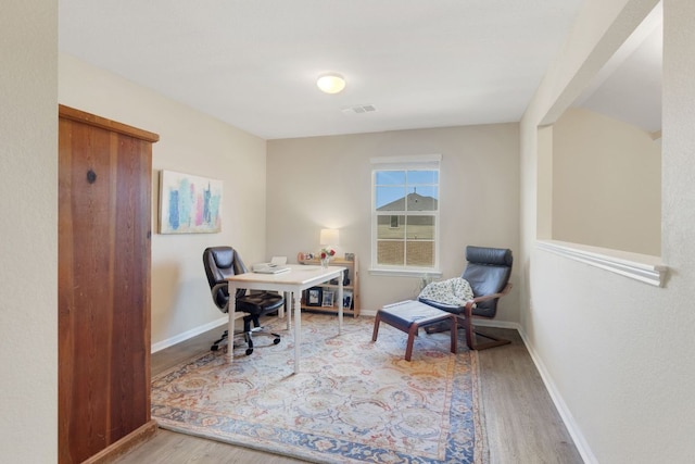 603 Luna Vista Dr, Hutto, TX 78634 - office featuring wood finished floors