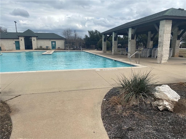 2700 Saddle Blanket Pl, Leander, TX 78641 - community pool featuring a patio and a gazebo
