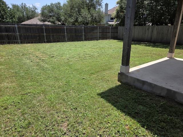2700 Saddle Blanket Pl, Leander, TX 78641 - fenced backyard with a patio area