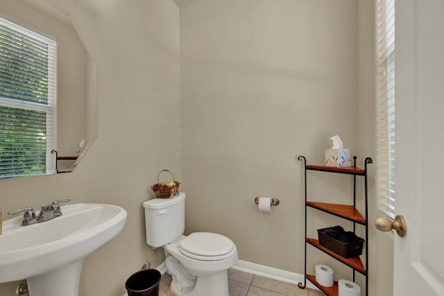 201 Trestle Tree, San Marcos, TX 78666 - half bath featuring a sink and tile patterned floors