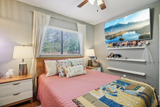 9100 Bill Hickcock Pass, Austin, TX 78748 - bedroom with ceiling fan