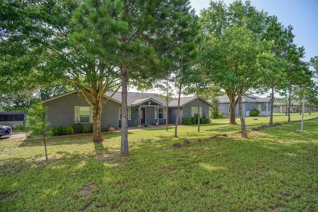 569 Mcallister Rd, Bastrop, TX 78602 - view of front of property with a front yard