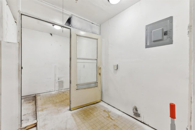 3810 Leafield Dr, Austin, TX 78749 - entryway with light flooring and electric panel