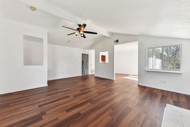 3810 Leafield Dr, Austin, TX 78749 - unfurnished living room with a ceiling fan and wood finished floors