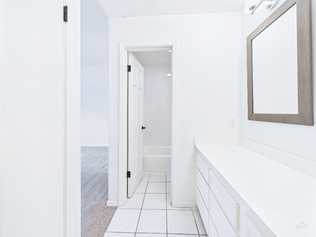 1501 Barton Springs Rd Unit 222, Austin, TX 78704 - full bathroom featuring tile patterned floors, vanity, and bathtub / shower combination