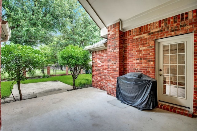 606 Dundalk Bay Cv, Pflugerville, TX 78660 - view of patio / terrace featuring a grill