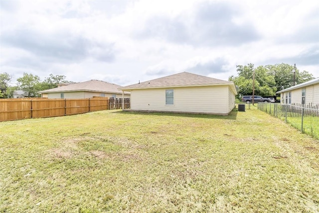 706 Brown St, Lampasas, TX 76550 - rear view of house with a fenced backyard