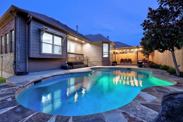 100 Crystal Cv, Round Rock, TX 78664 - view of pool featuring a fenced backyard and a patio