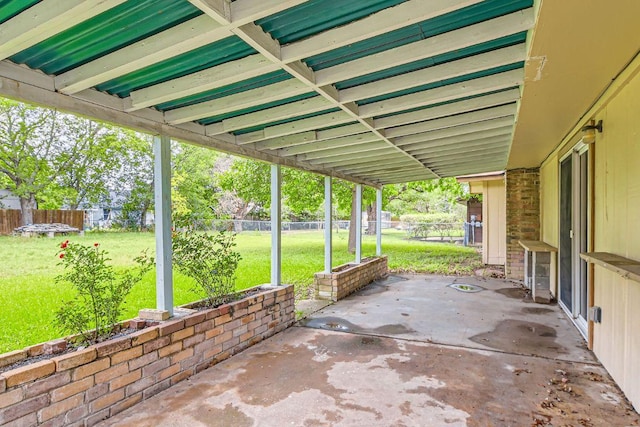 2112 Cindy Ln, Austin, TX 78727 - fenced backyard featuring a patio