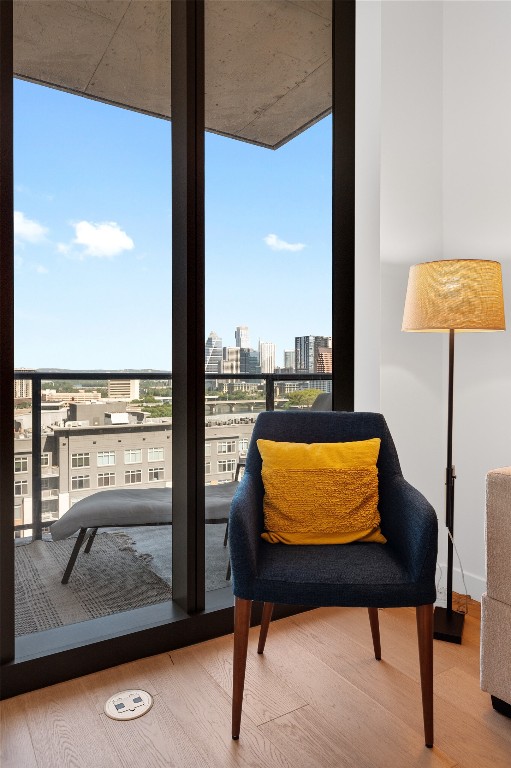 44 E Ave Unit 1404, Austin, TX 78701 - balcony featuring a view of city