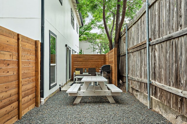 1206 Hollow Creek Dr Unit 3, Austin, TX 78704 - fenced backyard with outdoor dining space