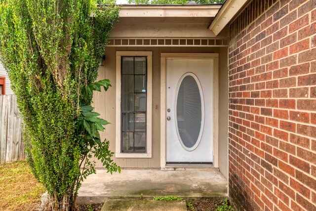 9206 Kempler Dr, Austin, TX 78748 - property entrance featuring brick siding