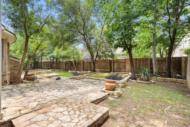908 Golden Palomino Ct, Austin, TX 78732 - fenced backyard with a patio area