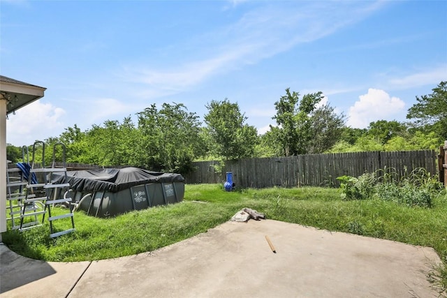 17737 Golden Valley Dr, Manor, TX 78653 - fenced backyard featuring a patio area