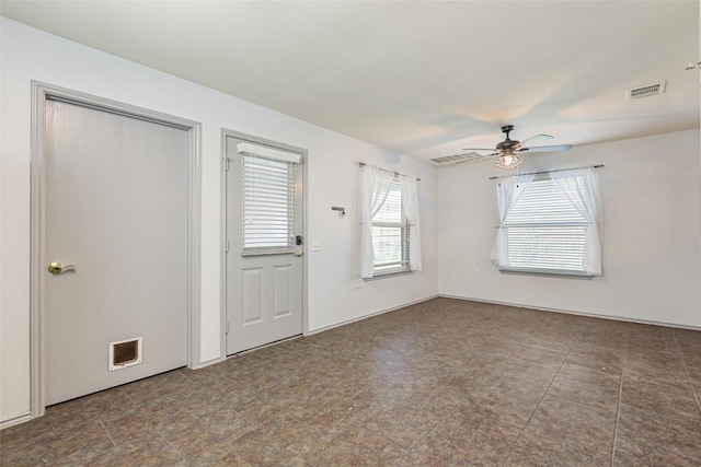 17737 Golden Valley Dr, Manor, TX 78653 - foyer with a ceiling fan
