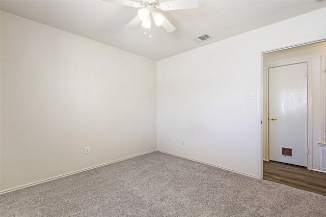 17737 Golden Valley Dr, Manor, TX 78653 - empty room with ceiling fan and carpet floors