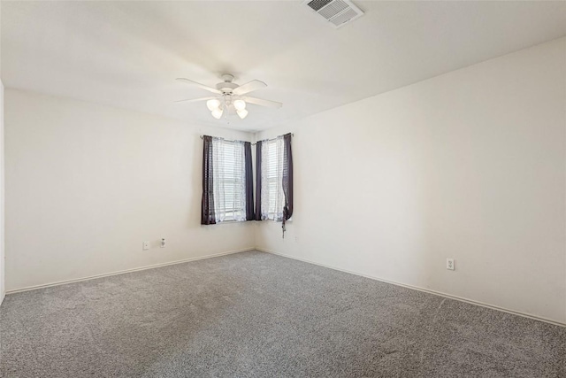 17737 Golden Valley Dr, Manor, TX 78653 - carpeted empty room with ceiling fan
