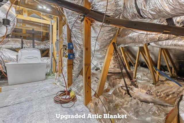 212 Plata Ln, Jarrell, TX 76537 - view of attic