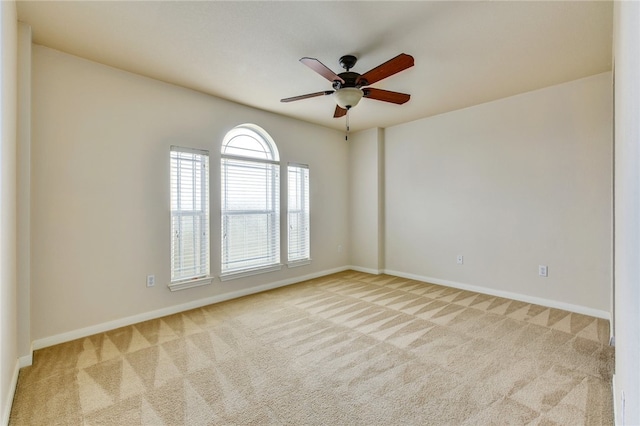 903 Fork Ridge Path, Round Rock, TX 78665 - carpeted empty room with ceiling fan and baseboards