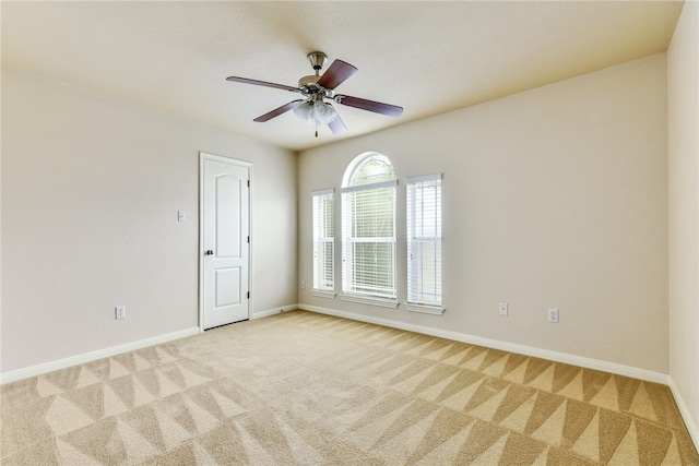 903 Fork Ridge Path, Round Rock, TX 78665 - unfurnished room featuring light carpet and ceiling fan