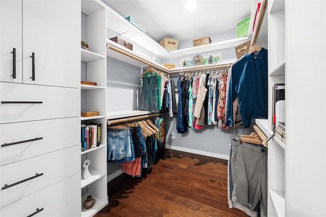 1703 Duke Ave, Austin, TX 78757 - walk in closet featuring wood finished floors