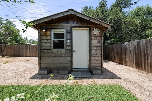 1703 Duke Ave, Austin, TX 78757 - view of shed with a fenced backyard