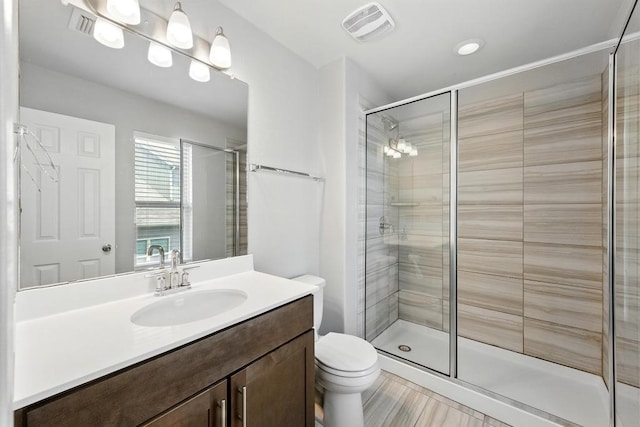 7202 Redding Dr Unit 203, Austin, TX 78745 - full bathroom with vanity and a shower stall