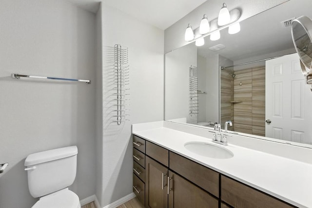 7202 Redding Dr Unit 203, Austin, TX 78745 - bathroom with vanity and a shower