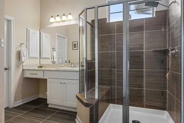 2302 Dillon Pond Ln Unit A, Pflugerville, TX 78660 - bathroom with a stall shower and vanity
