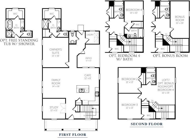 123 Elm Branch Trl, Taylor, TX 76574 - view of floor plan / room layout