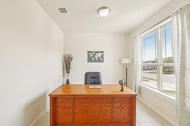 140 Syrah Ct, Leander, TX 78641 - office with plenty of natural light and light tile patterned flooring