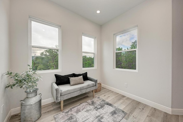 13201 Mansfield Dr, Austin, TX 78732 - sitting room with plenty of natural light, light wood-style floors, and recessed lighting