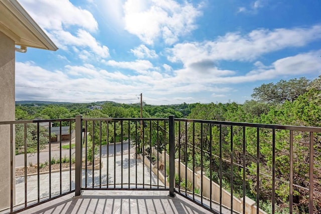 13201 Mansfield Dr, Austin, TX 78732 - balcony featuring a forest view