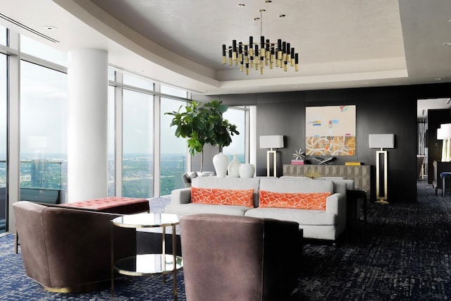 200 Congress Ave Unit 33Bb, Austin, TX 78701 - community lobby with floor to ceiling windows