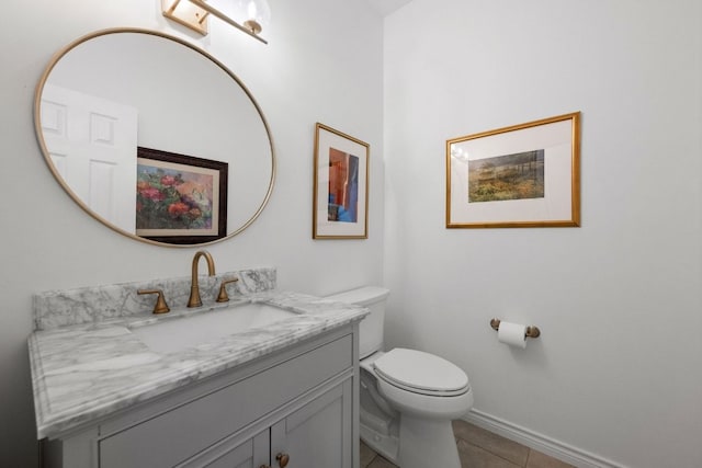 2308 Windswept Dr, Austin, TX 78738 - bathroom featuring vanity and tile patterned flooring