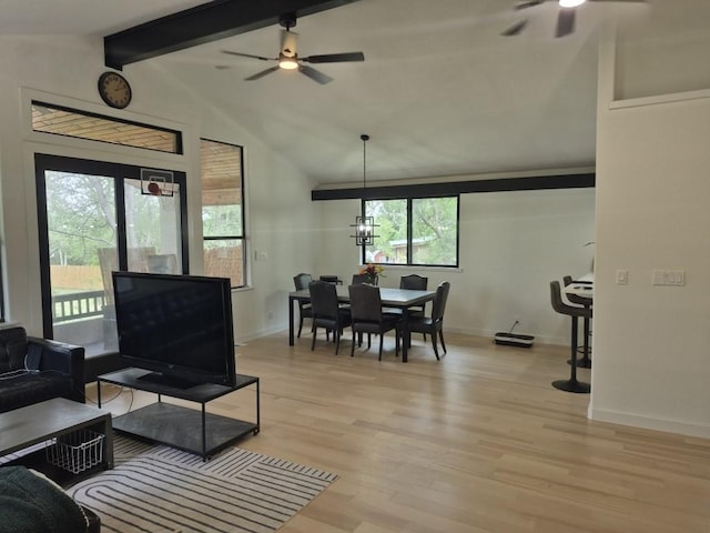 126 Deer Run Dr, Cedar Creek, TX 78612 - living area with a ceiling fan and light wood-type flooring