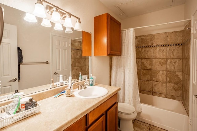 807 W 25th St Unit 102, Austin, TX 78705 - bathroom with vanity, shower / bath combo with shower curtain, and tile patterned floors
