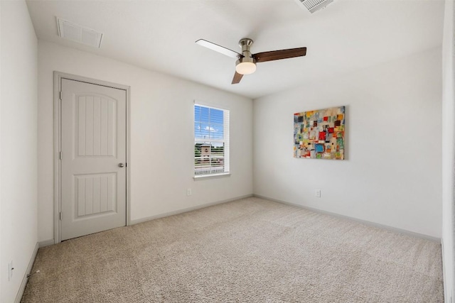1116 La Conterra Blvd, Georgetown, TX 78626 - carpeted spare room featuring a ceiling fan and baseboards